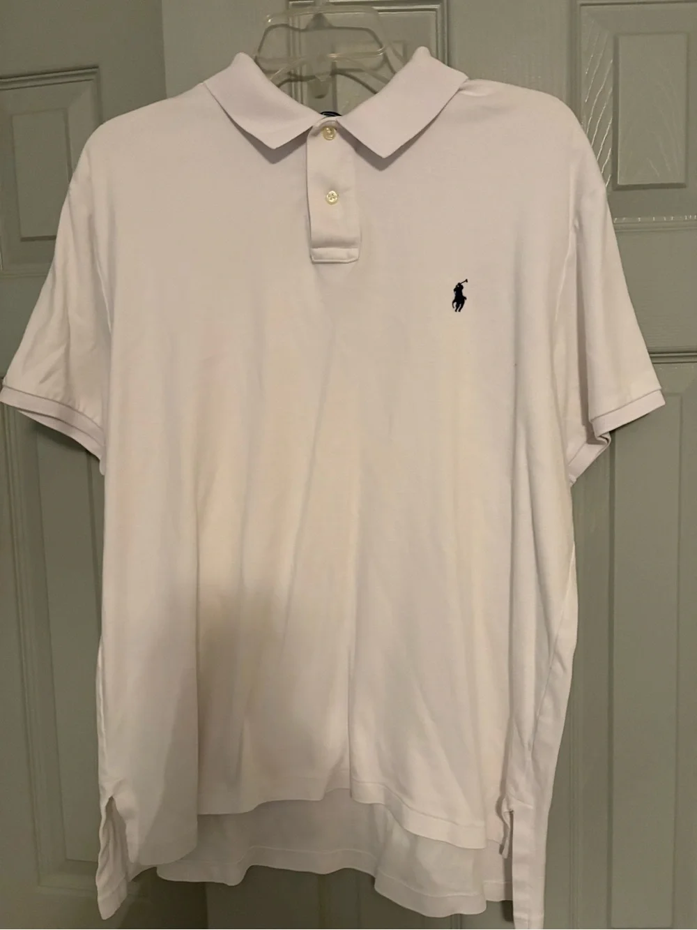 Ralph Lauren Mens White Polo